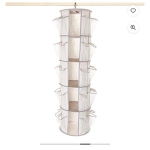 Hanging Organizer with Multiple Pockets - Cream
